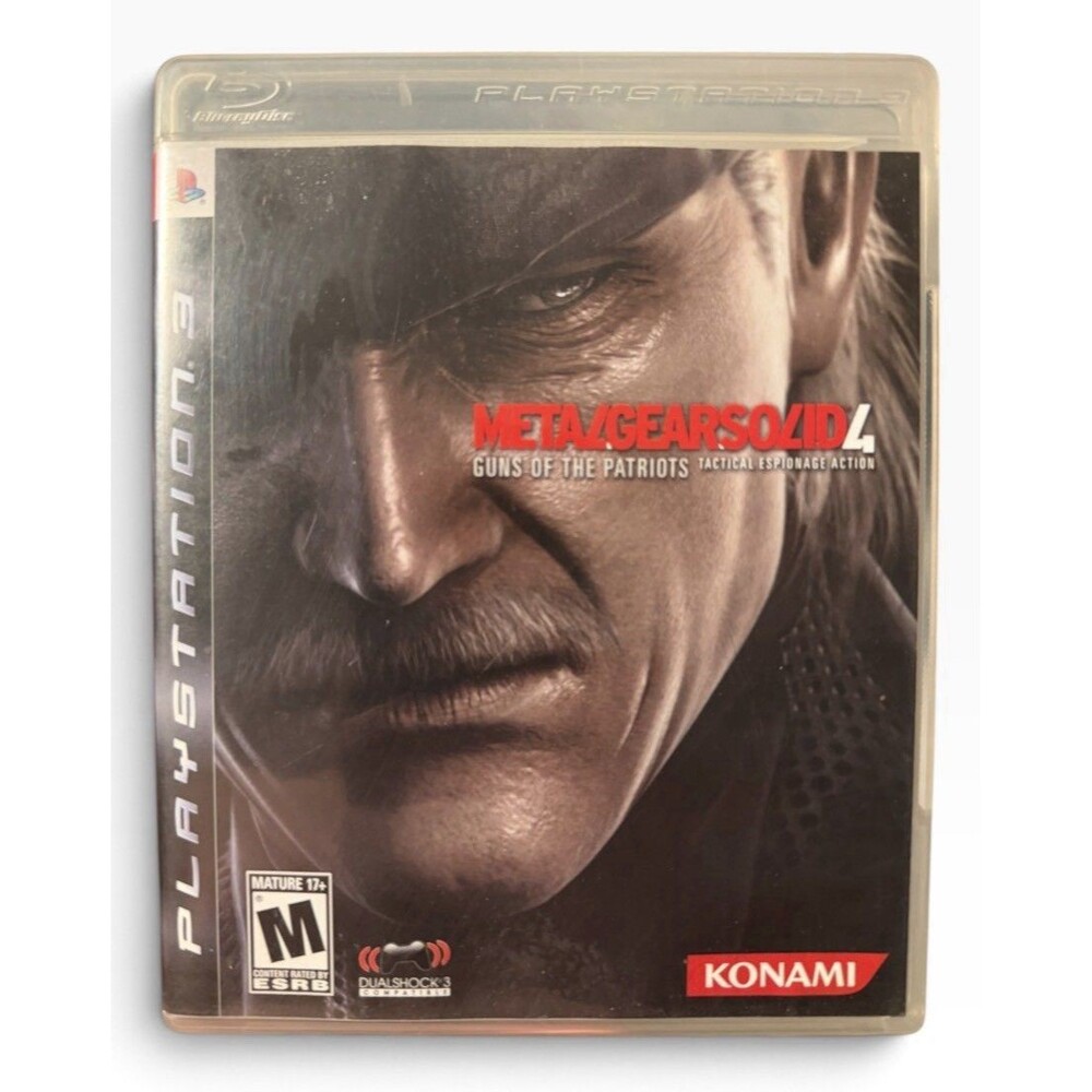 Metal Gear Solid 4 Guns of the Patriots PS3 PlayStation 3 CIB Complete Tested